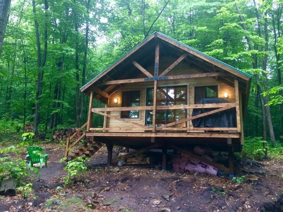 Вилла Les Cabines Nordik Des Piles Сен-Жан-Де-Пиль Экстерьер фото