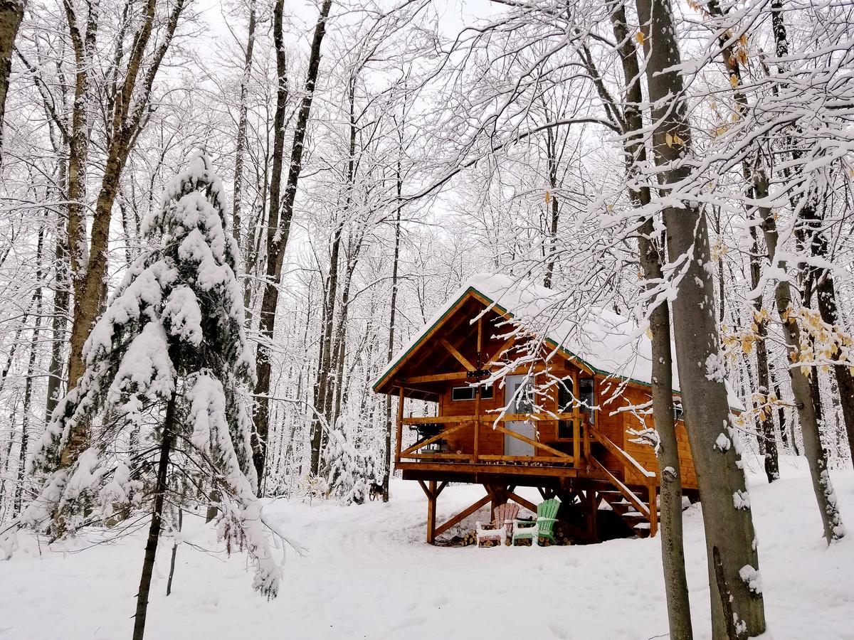 Вилла Les Cabines Nordik Des Piles Сен-Жан-Де-Пиль Экстерьер фото